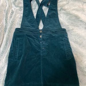 Small overall skirt ideal for fall!